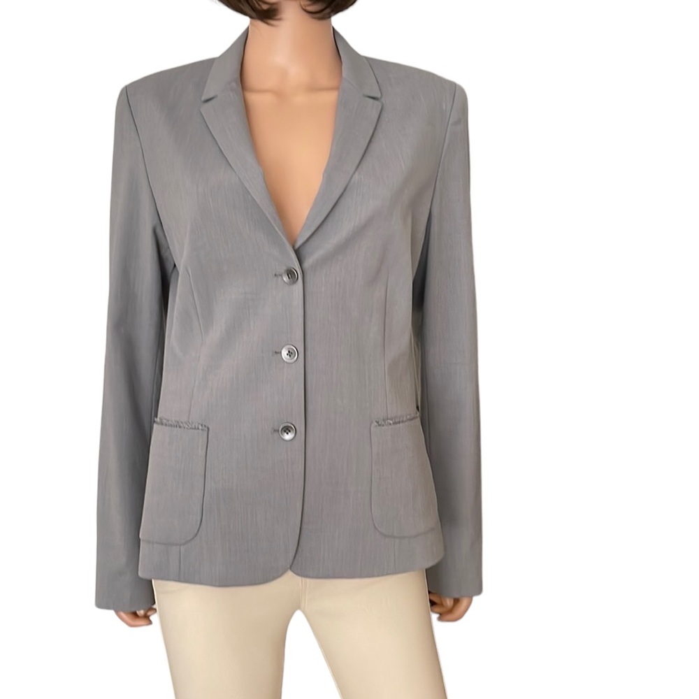 NWOT Vintage Eli Tahari gray blazer
